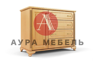 Комод 4 ящ. с дверкой из серии 